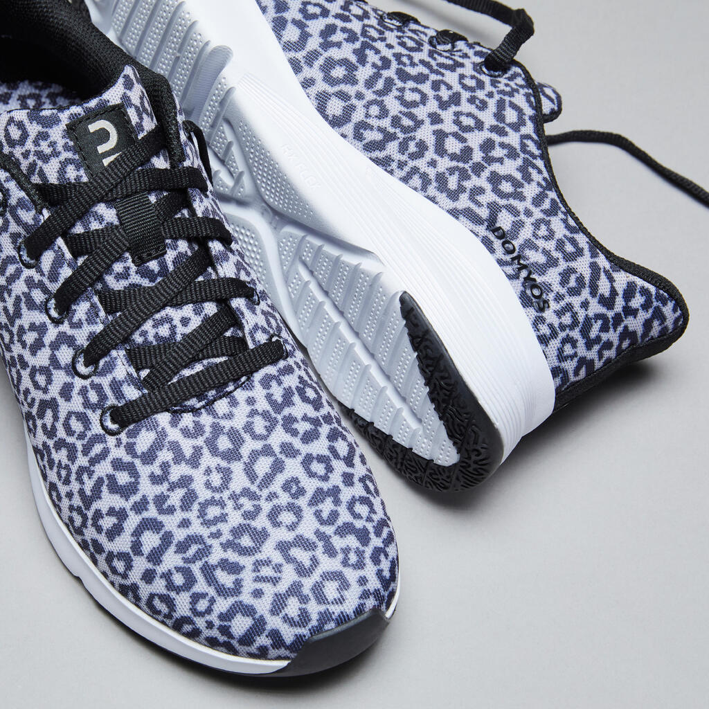 Chaussures de fitness imprimé marbre 120 Femme, révélez votre féminité !