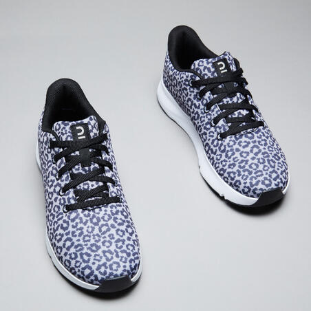 Chaussures de fitness imprimé léopard 120 Femme, révélez votre personnalité