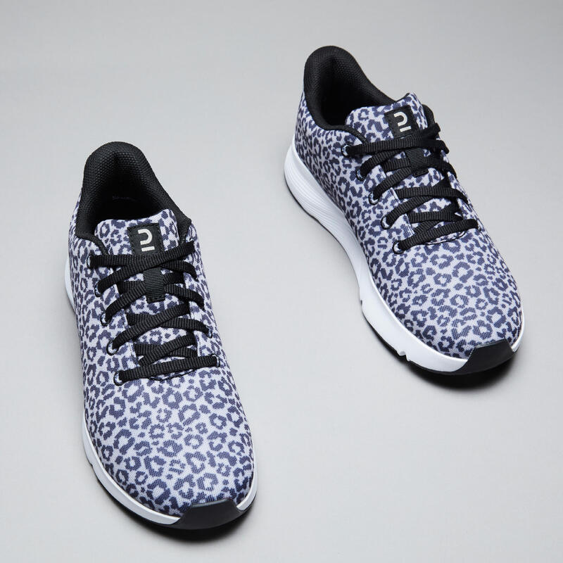 Fitnessschuhe Sneaker 120 Damen - Leoprint