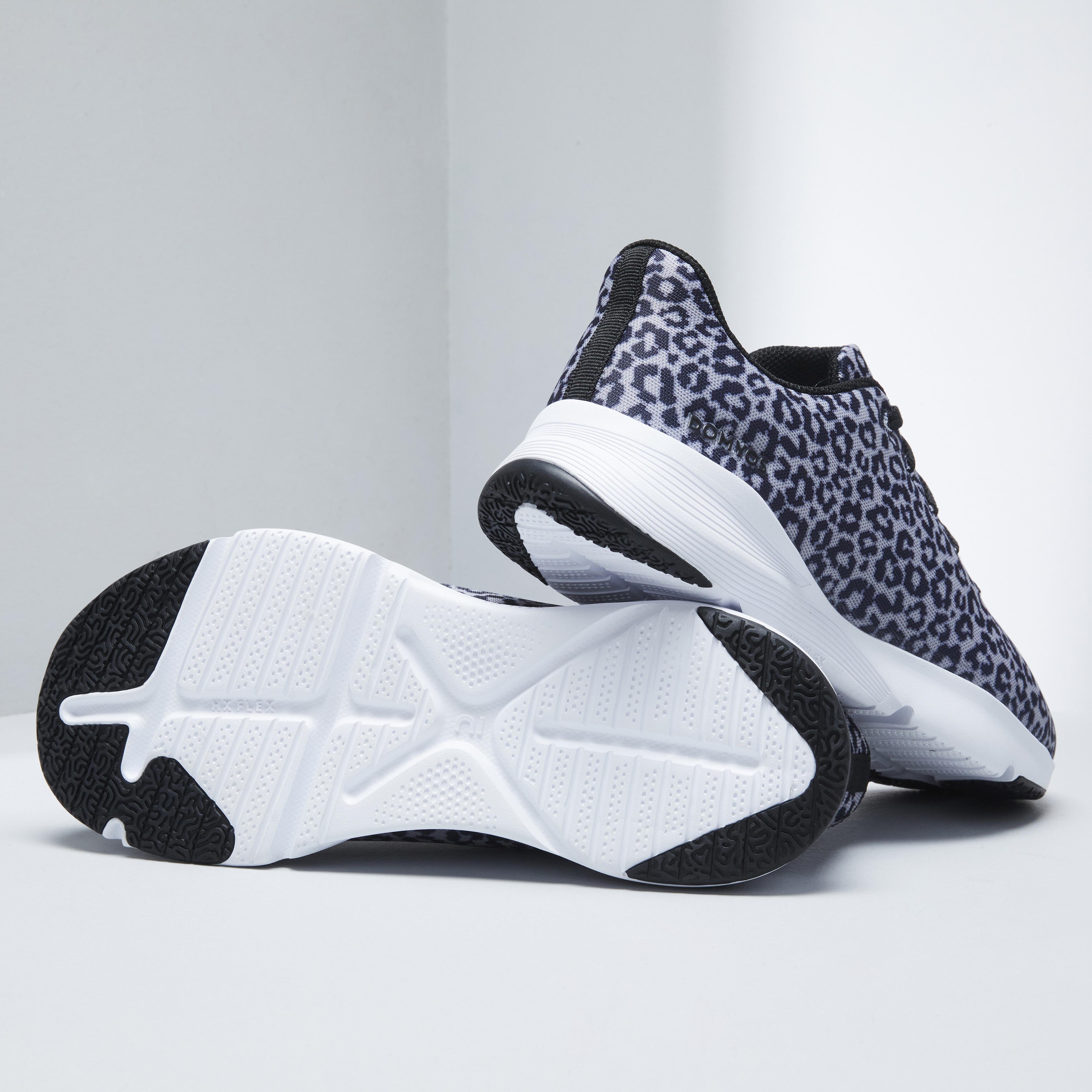 Chaussures de fitness imprimé léopard 120 Femme, révélez votre personnalité