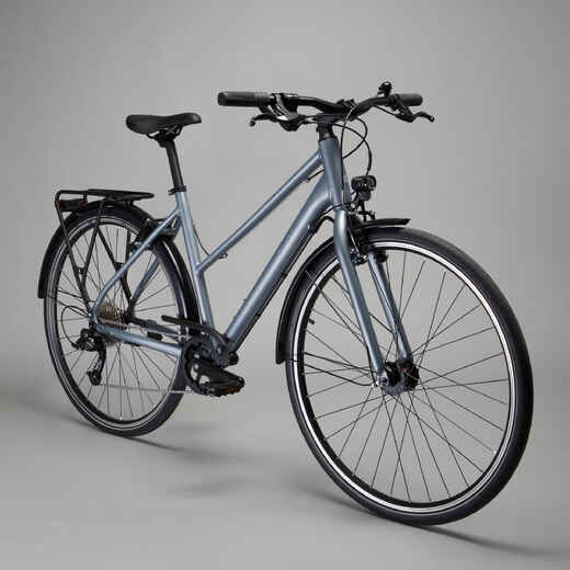 City Bike Elops 500 Step-through - Grey