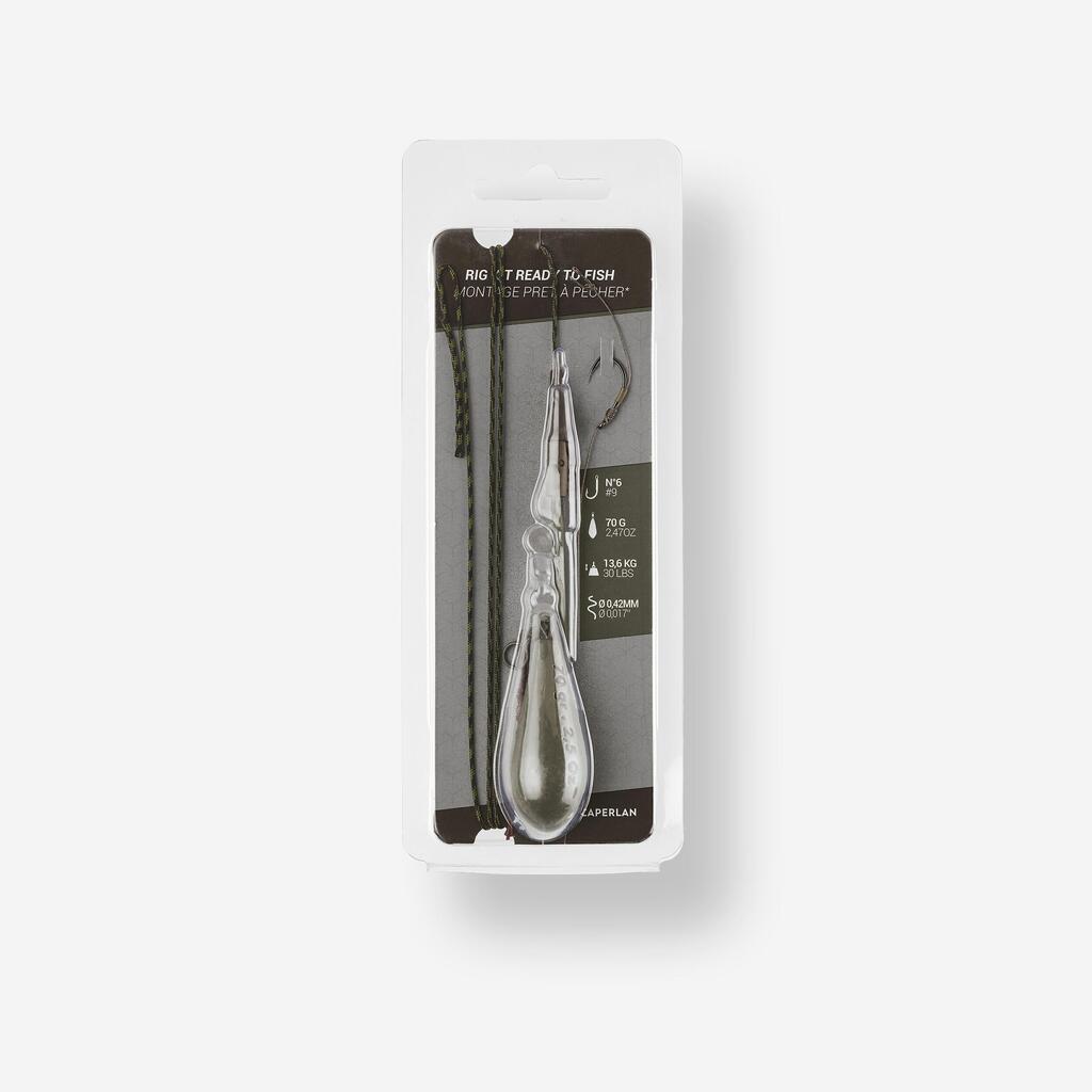 תפס ריג לדיג קרפיונים ready to fish ‏110 גרם H2