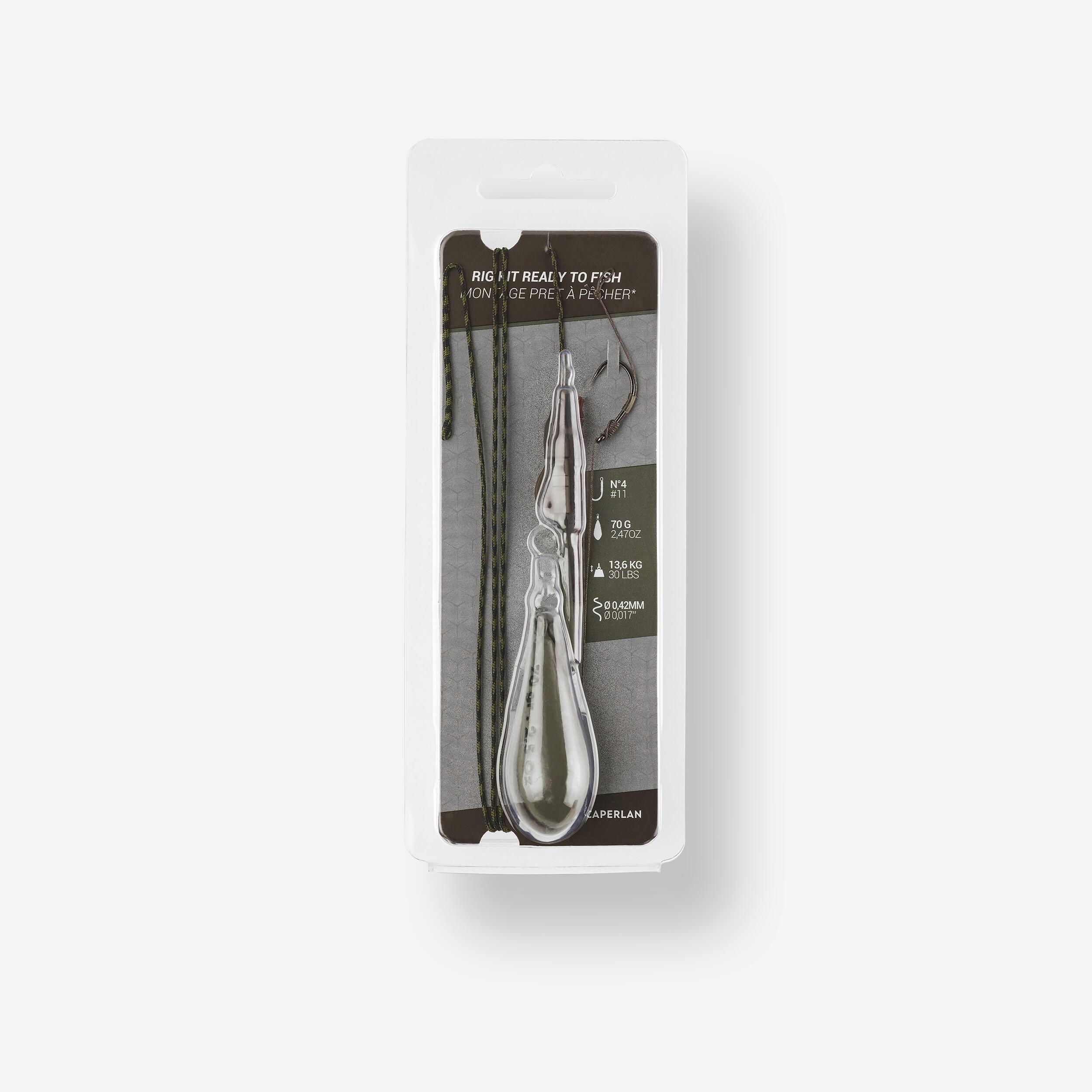 CAPERLAN Montáž Rig Clip Ready to Fish 70 g H4 na lov kaprov