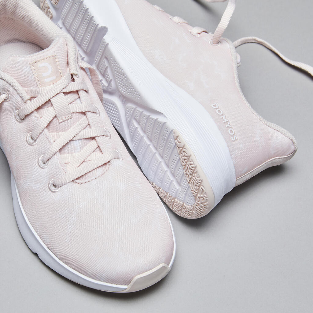 Chaussures de fitness imprimé marbre 120 Femme, révélez votre féminité !
