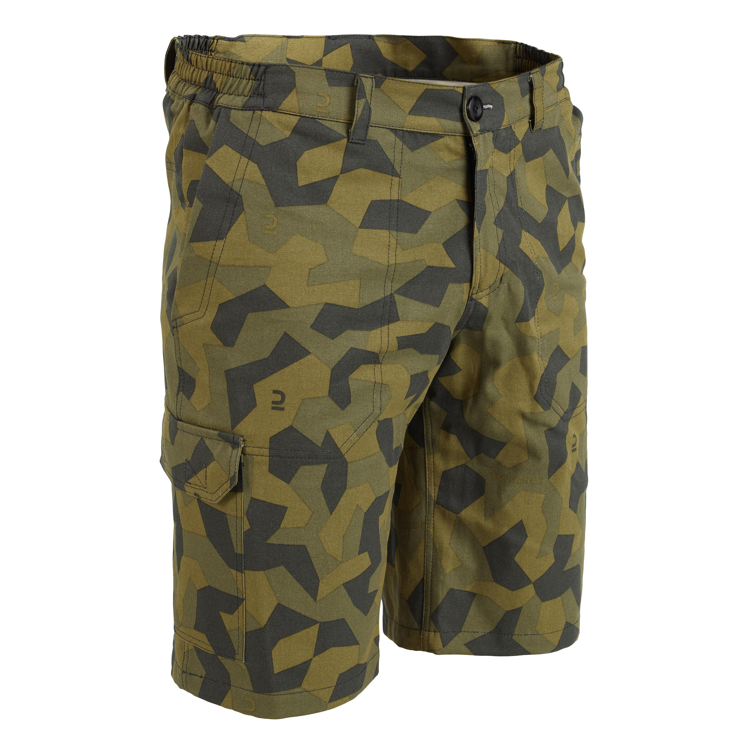 SOLOGNAC Bermudes Pantalons Curts Caça Solognac 120 Home Camuflatge Verd
