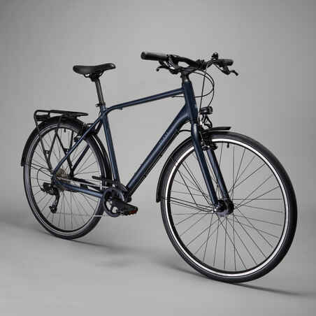 City Bike Elops 500 Step-Over - Grey