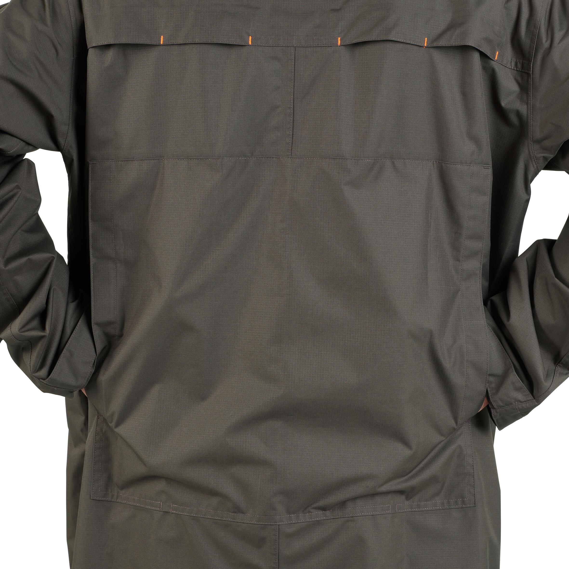 Hunting long waterproof coat 500 - Green 9/11