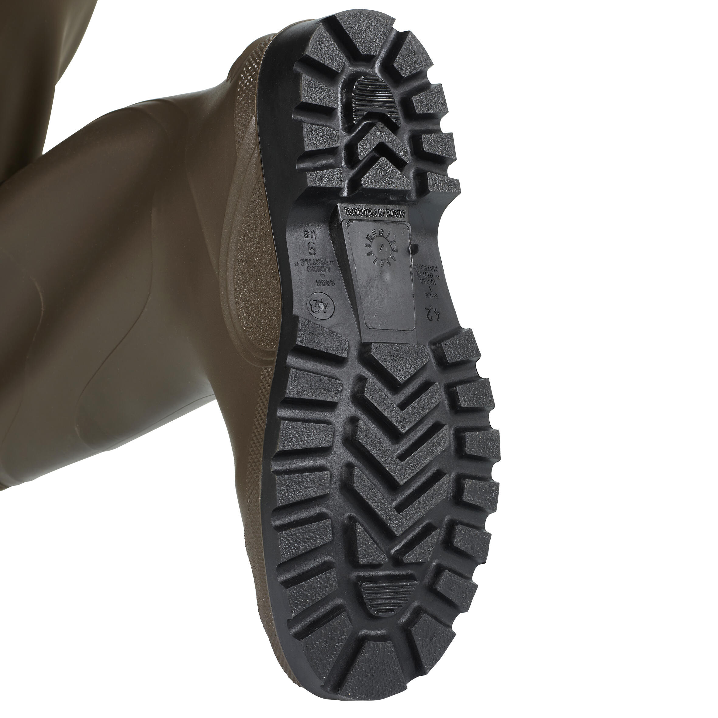 Jagd-Wathose 520 mit Taschen Camouflage Schilf  9/13