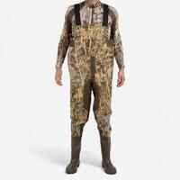 Hunting Waders with Pockets 520 - Wetland Camouflage