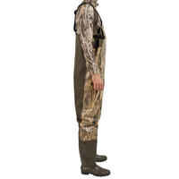 Hunting Waders with Pockets 520 - Wetland Camouflage