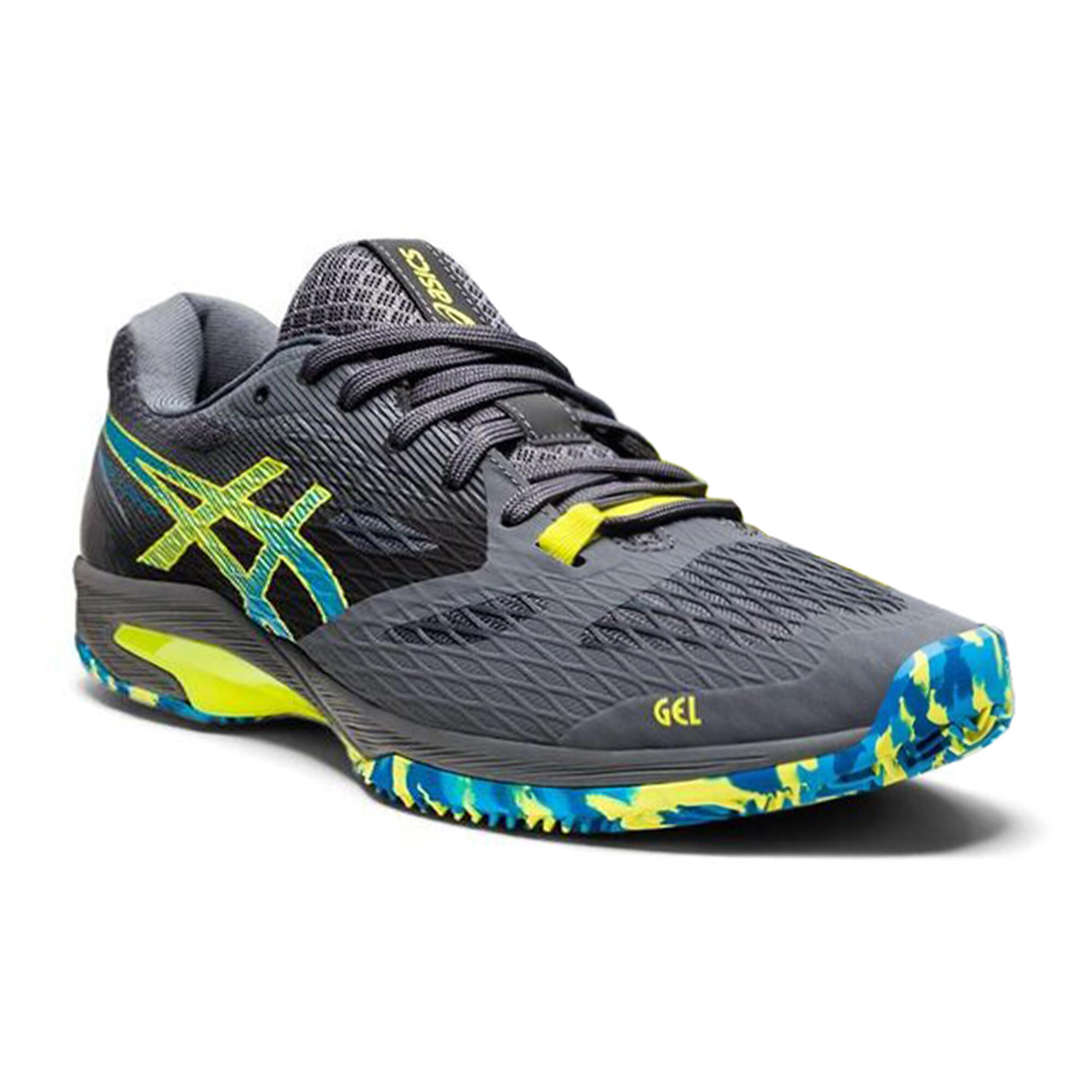 ASICS PADELSCHOENEN VOOR HEREN GEL-LIMA 2 GRIJS/BLAUW | Decathlon