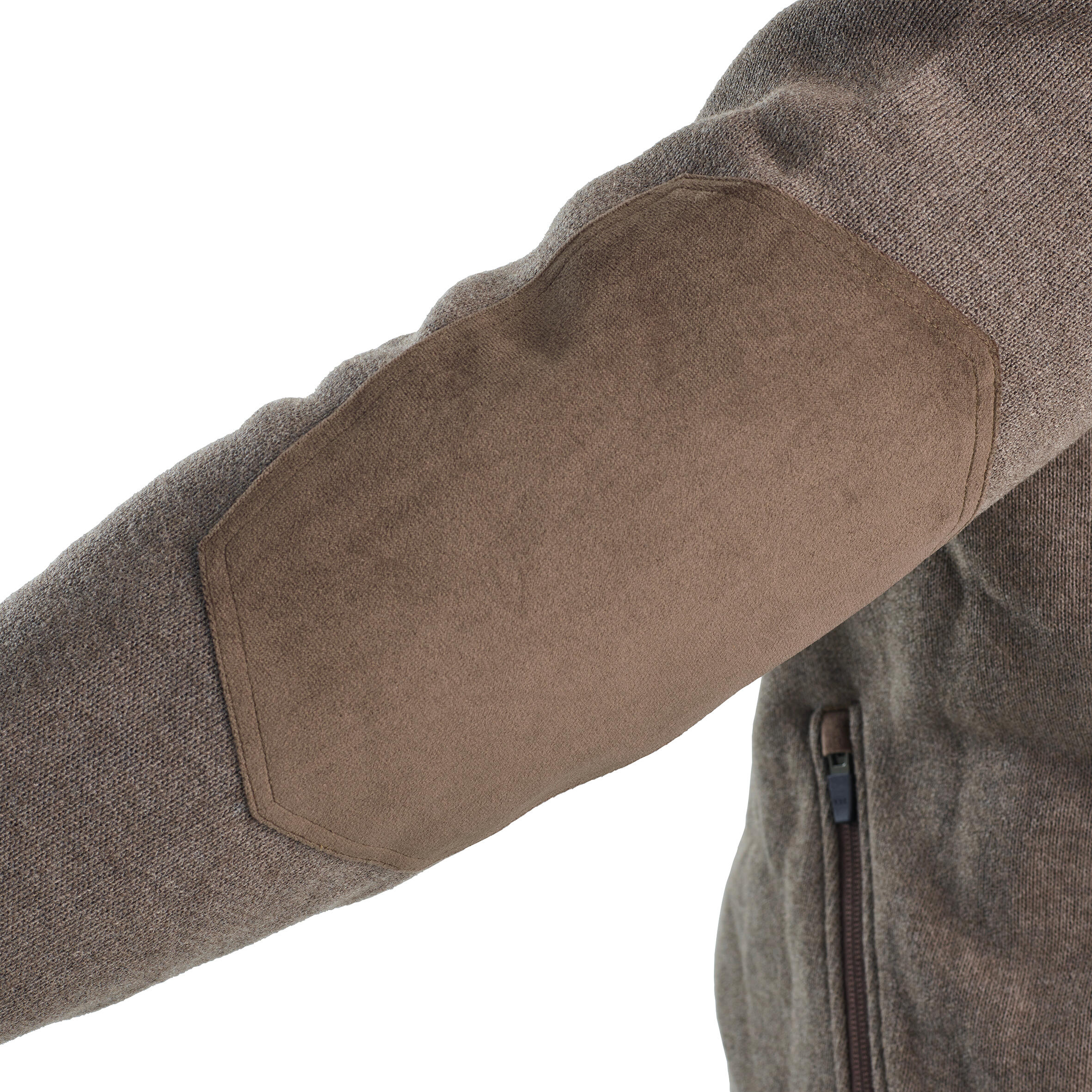 HUNTING PULLOVER 500 WATER-REPELLENT BROWN 8/11