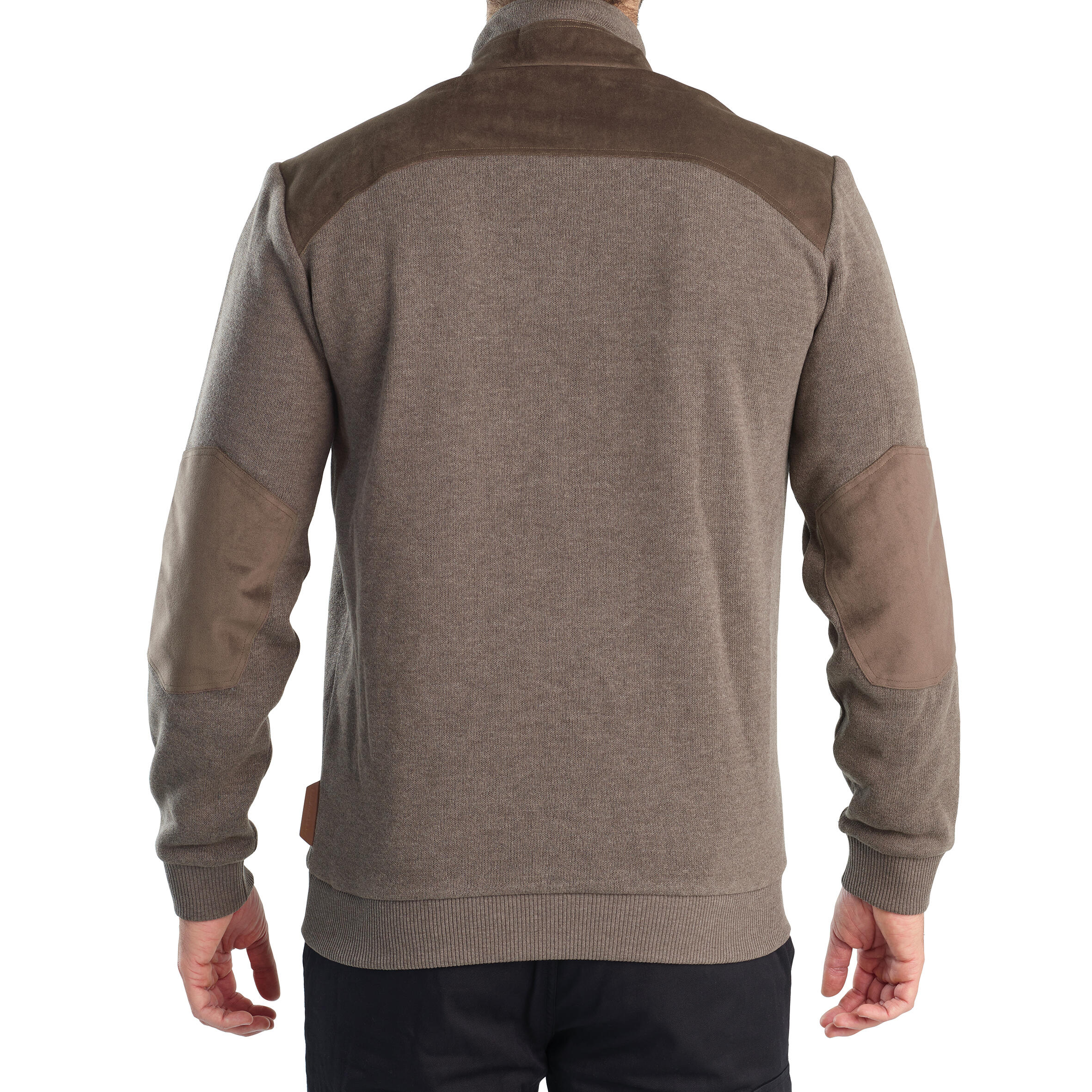 HUNTING PULLOVER 500 WATER-REPELLENT BROWN 5/11