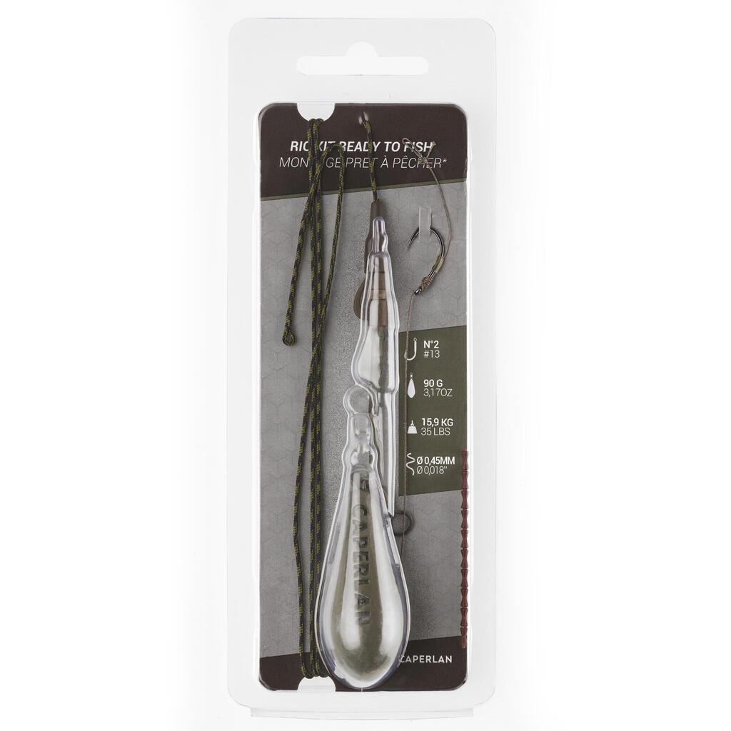 Rīks “Rig clip ready to fish” 90 g H2 karpu makšķerēšanai