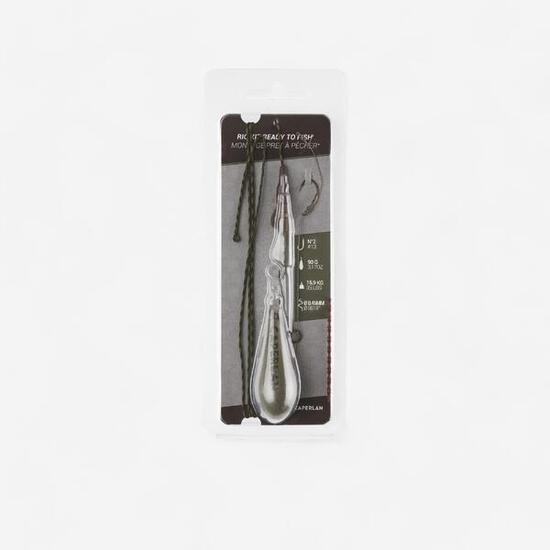 Montage carpe rig clip ready to fish 90g h2 pêche de la carpe