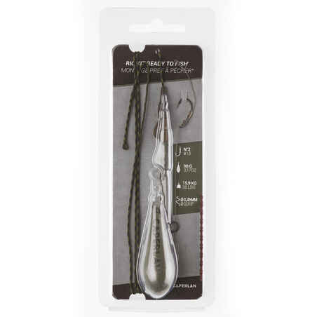 Sistemėlė karpių žvejybai „Rig clip ready to fish“, 90 g H2