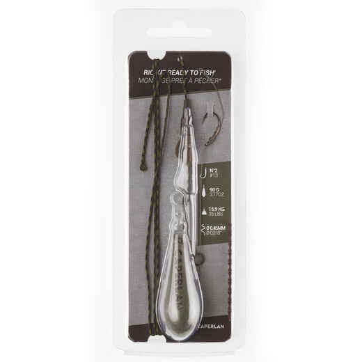 
      Sistemėlė karpių žvejybai „Rig clip ready to fish“, 90 g H2
  