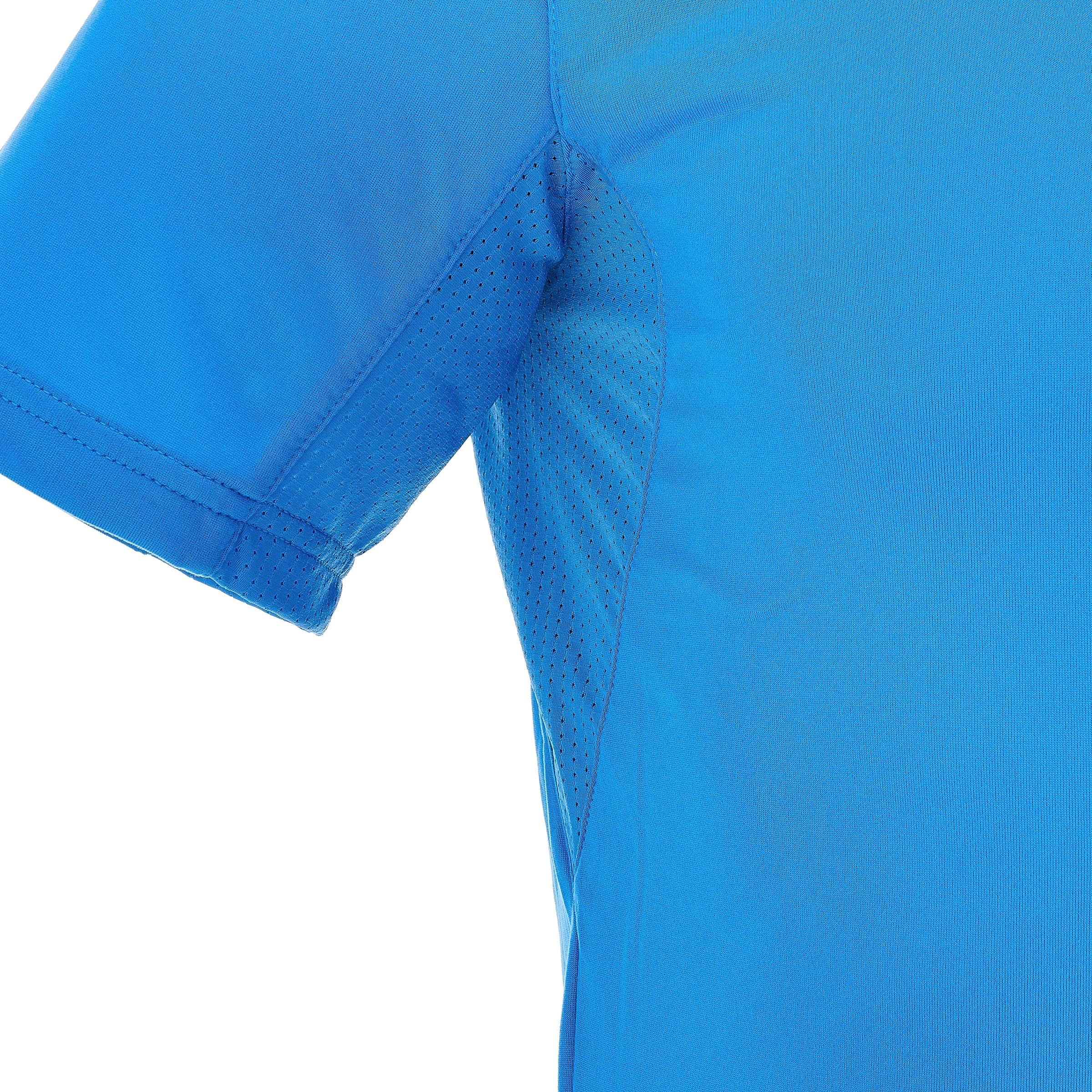 MH100 Men's Short Sleeve Mountain Hiking T-shirt - Blue 7/12