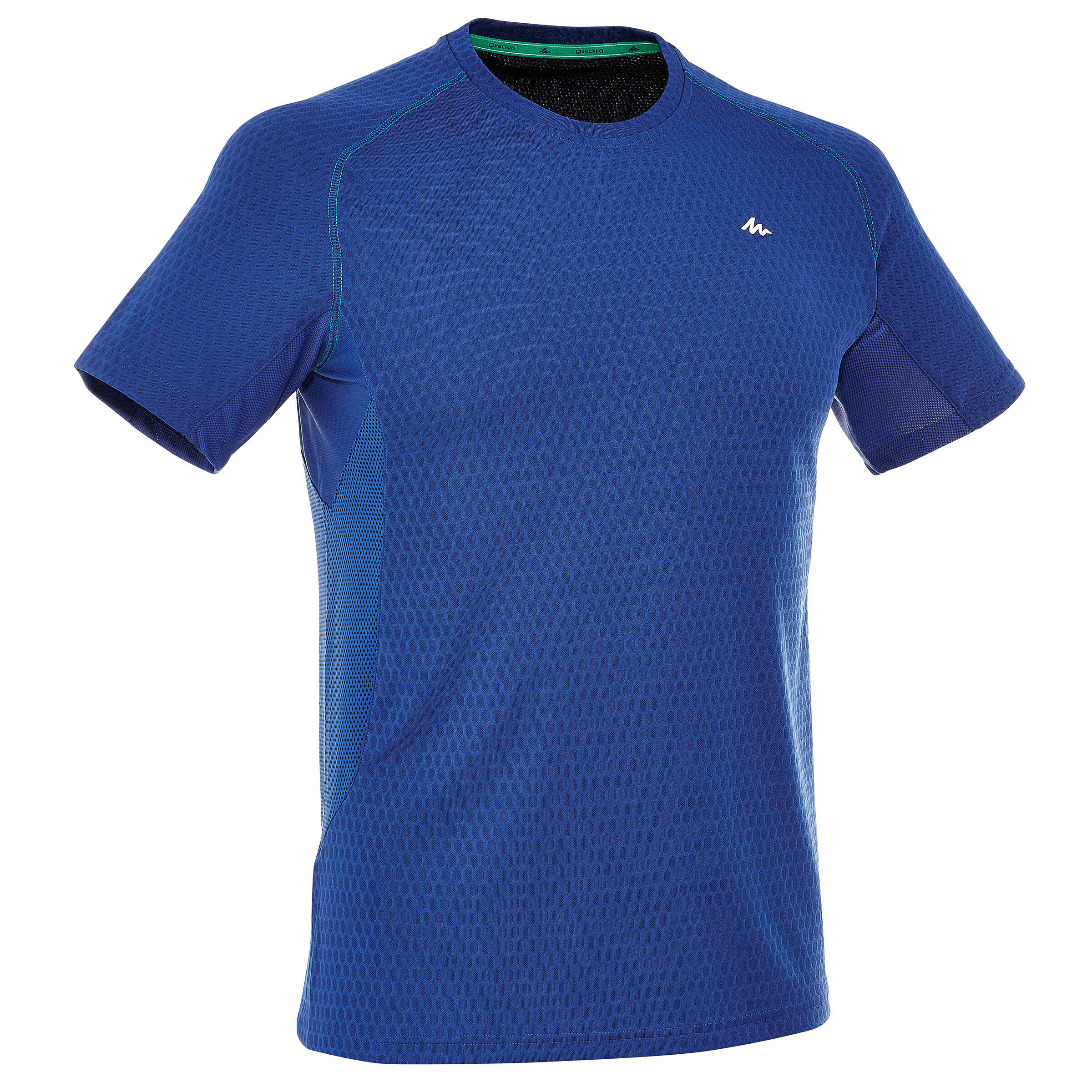 QUECHUA TechFRESH 500 Freeze Men's Short-Sleeved Hiking T-Shirt - Blue