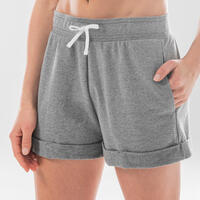 Short danse moderne taille haute gris femme