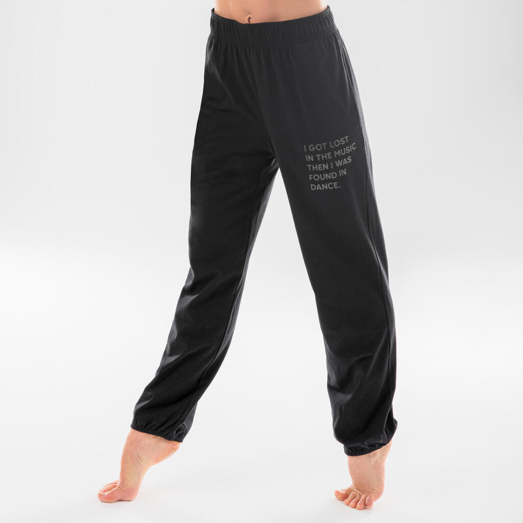 Tanzhose Modern Dance anpassbar Damen schwarz