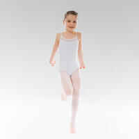 Maillot ballet tirantes finos Niña Starever blanco