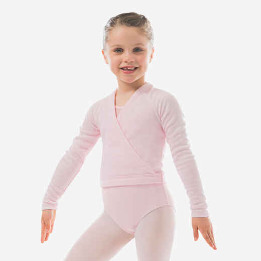 
      Girls' Ballet Wrap-Over Top - Pink
  