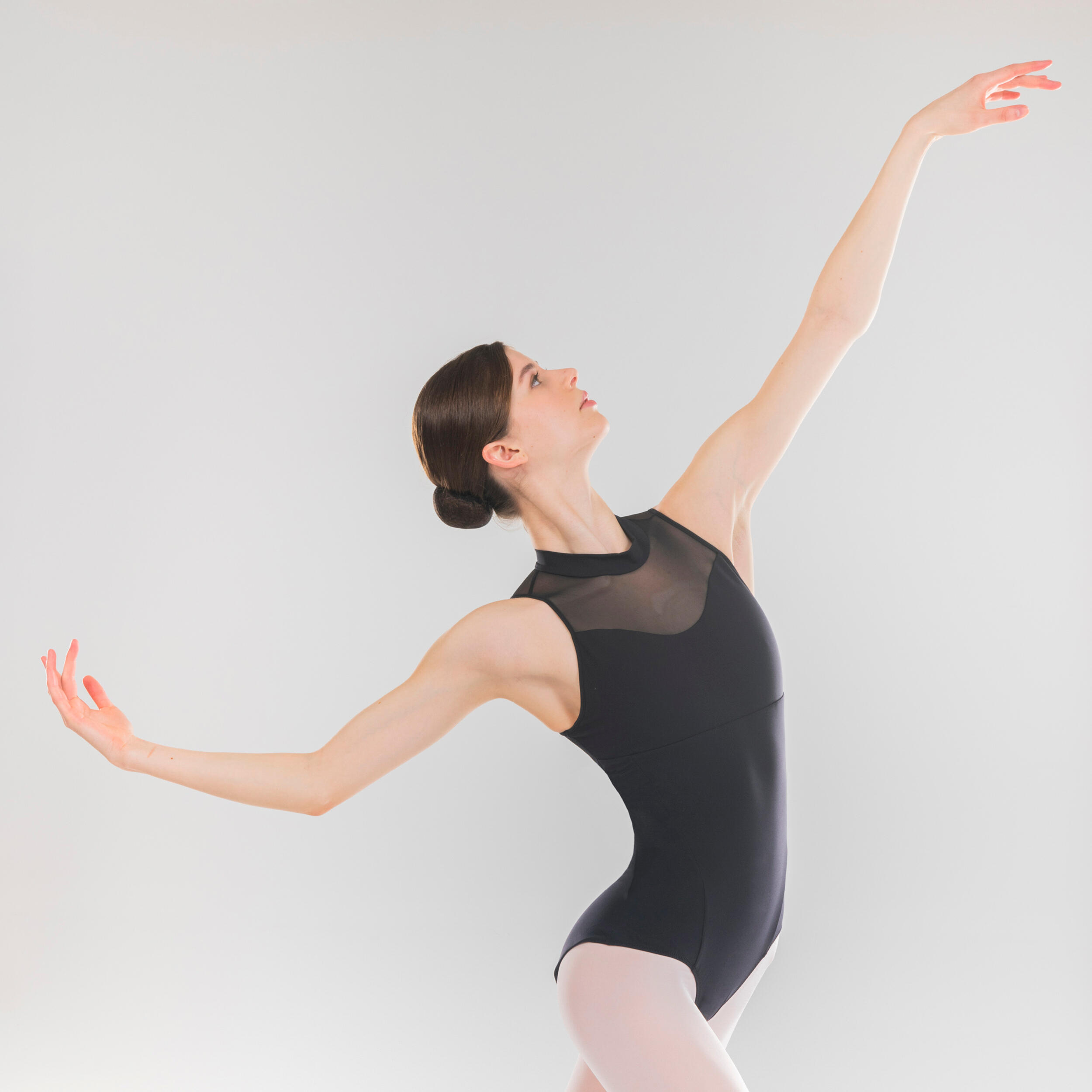 Body cu guler înalt balet negru damă La Oferta Online decathlon imagine La Oferta Online