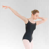 Maillot ballet tirantes finos Niña Starever negro