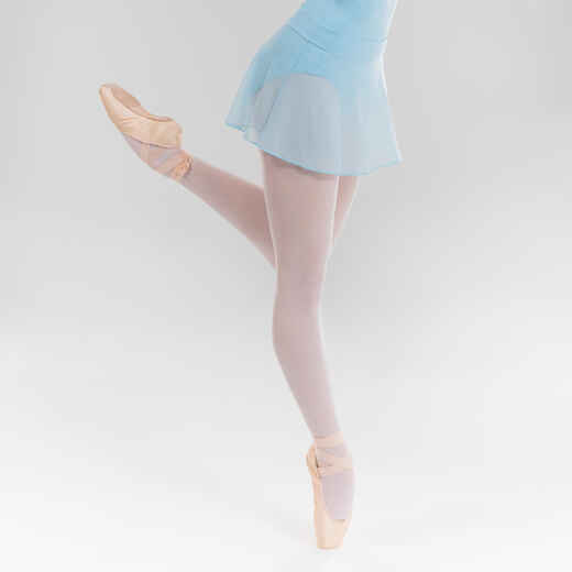 
      Jupette danse classique rose en voile bleu ciel fille
  