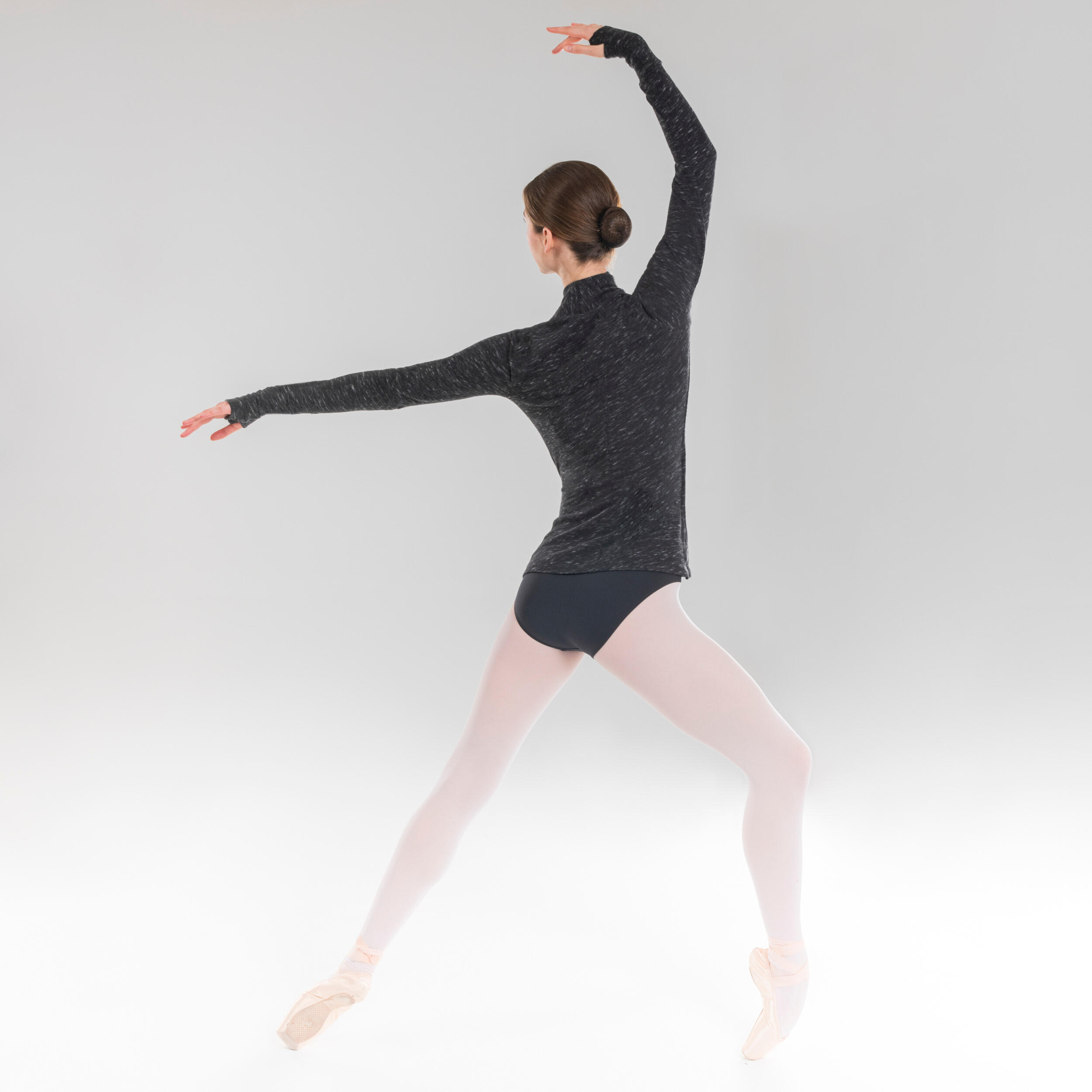 Women's Ballet Wrap Cardigan - 100 Grey - STAREVER