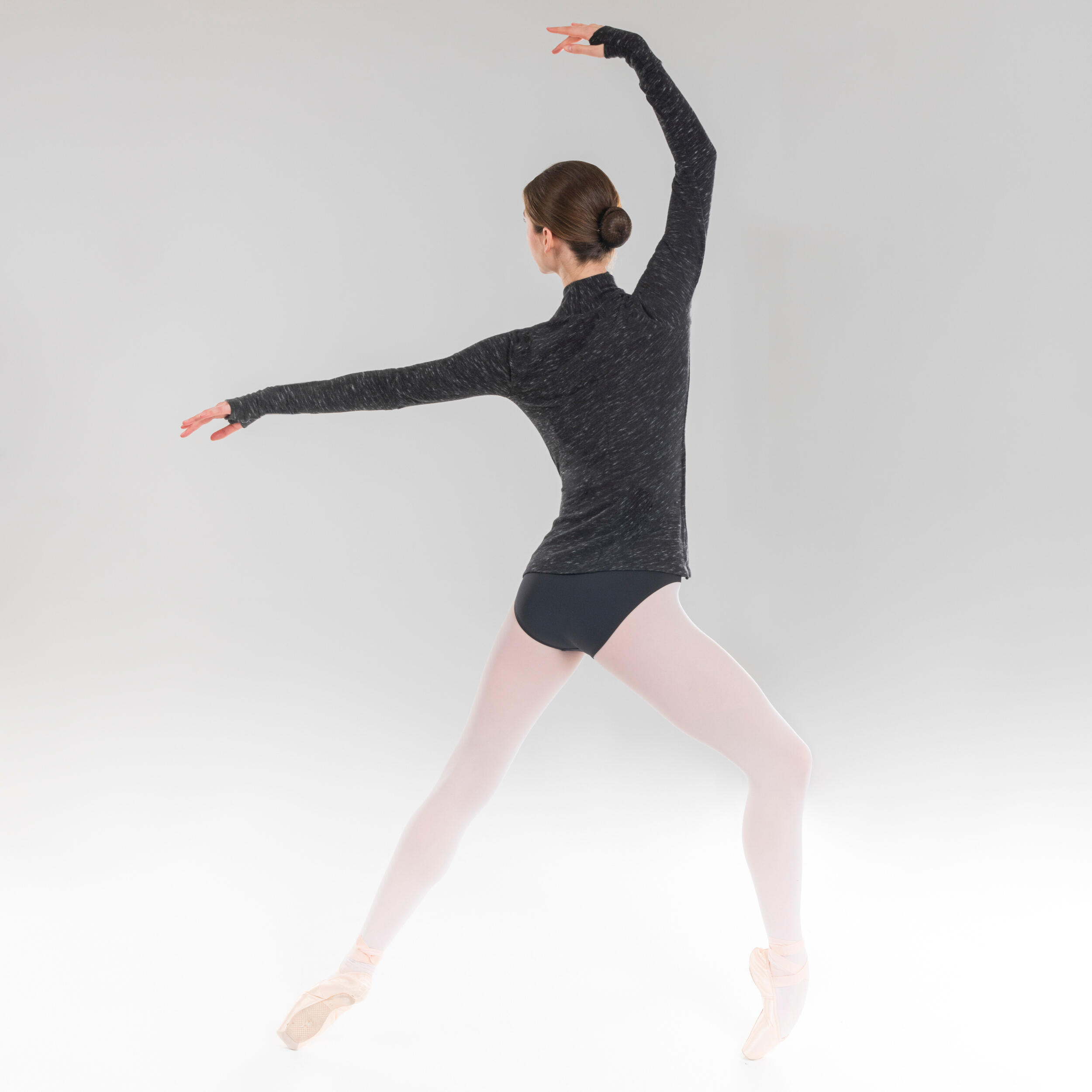 Women's Ballet Wrap Cardigan - Anthracite Grey 6/6