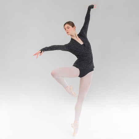 Women's Ballet Wrap Cardigan - Anthracite Grey