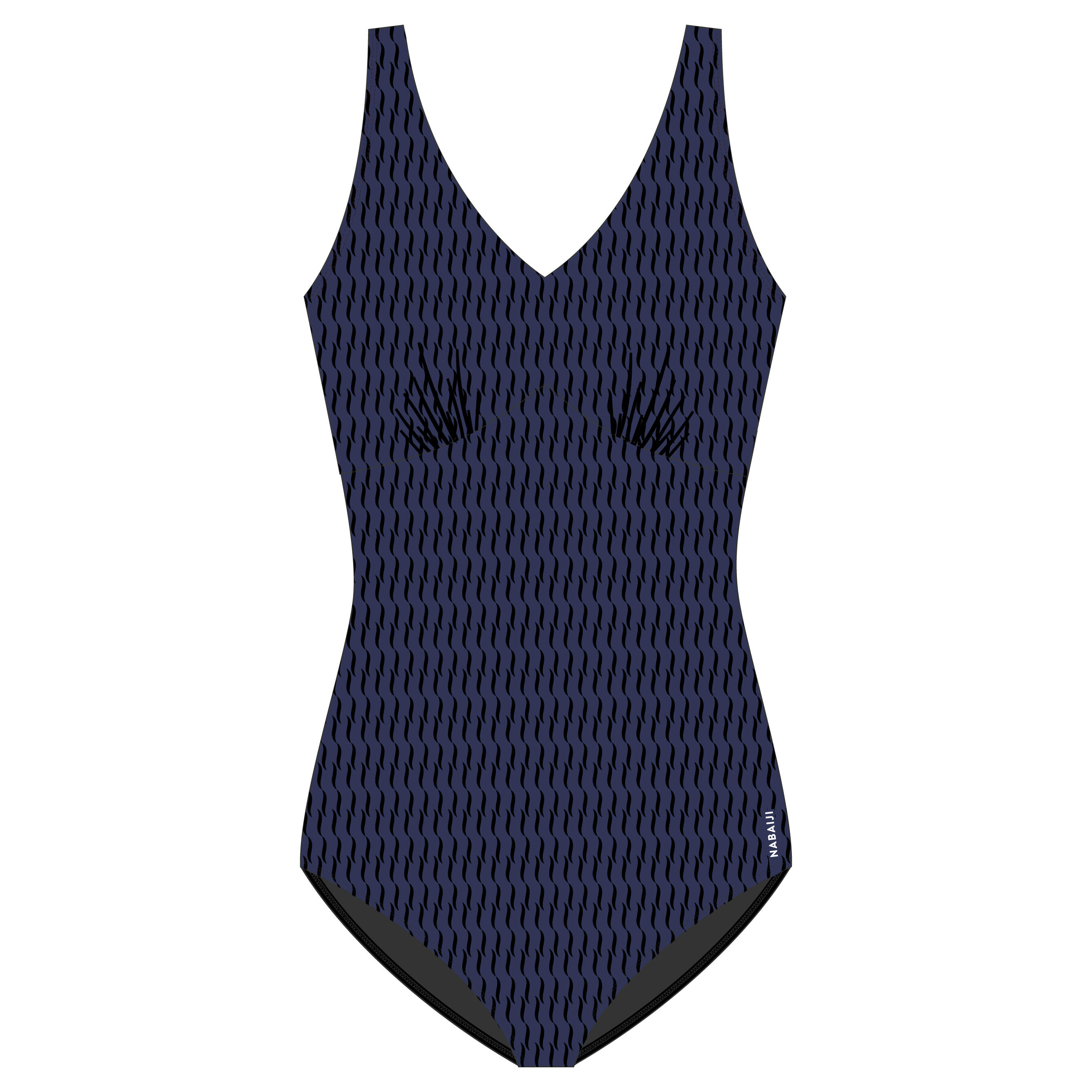 Women's Aquafit 1-piece Swimsuit Romi Salento - Dark Blue 25/39