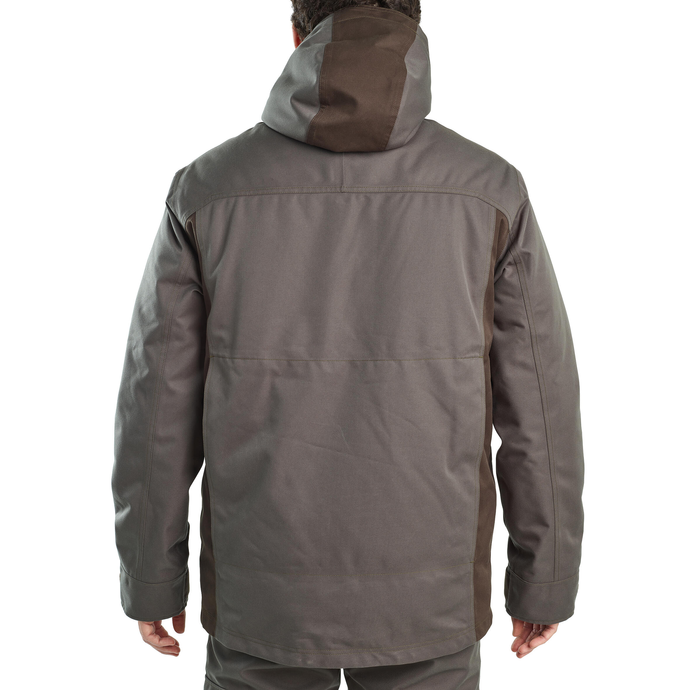 Chaqueta Caza Solognac 500 Adulto Verde Impermeable Cálida -15ºC Guata Polar 2/11