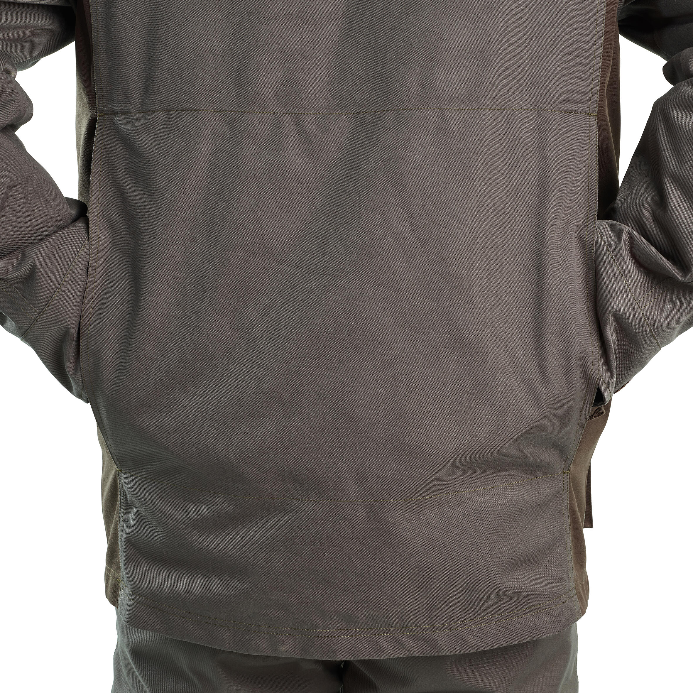 HUNTING WARM WATERPROOF JACKET 500 GREEN 6/12