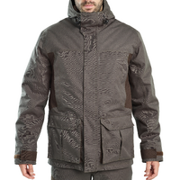 VESTE CHASSE IMPERMÉABLE CHAUDE 500 VERTE