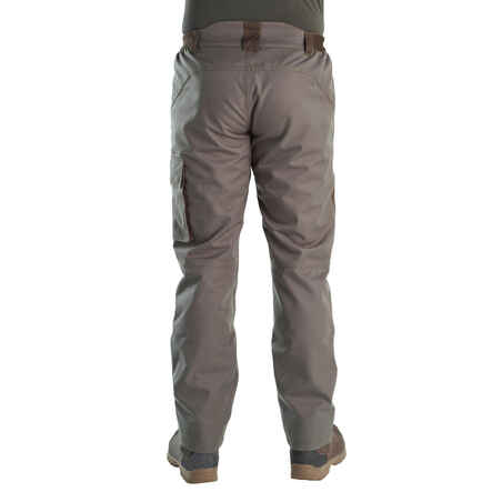 WATERPROOF WARM HUNTING TROUSERS 500 - GREEN