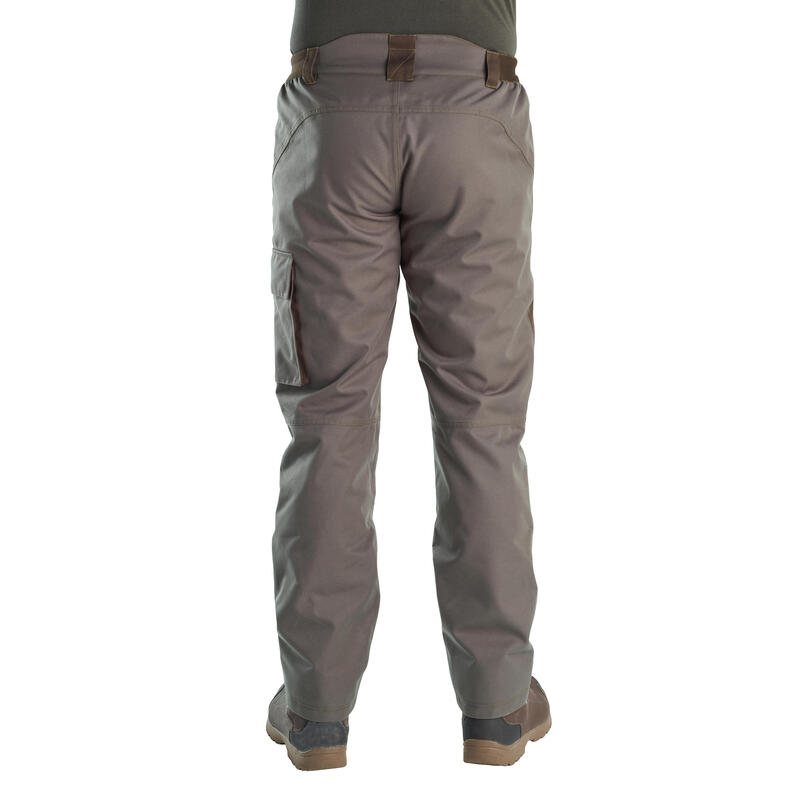 Pantaloni caccia impermeabili caldi 500 verdi