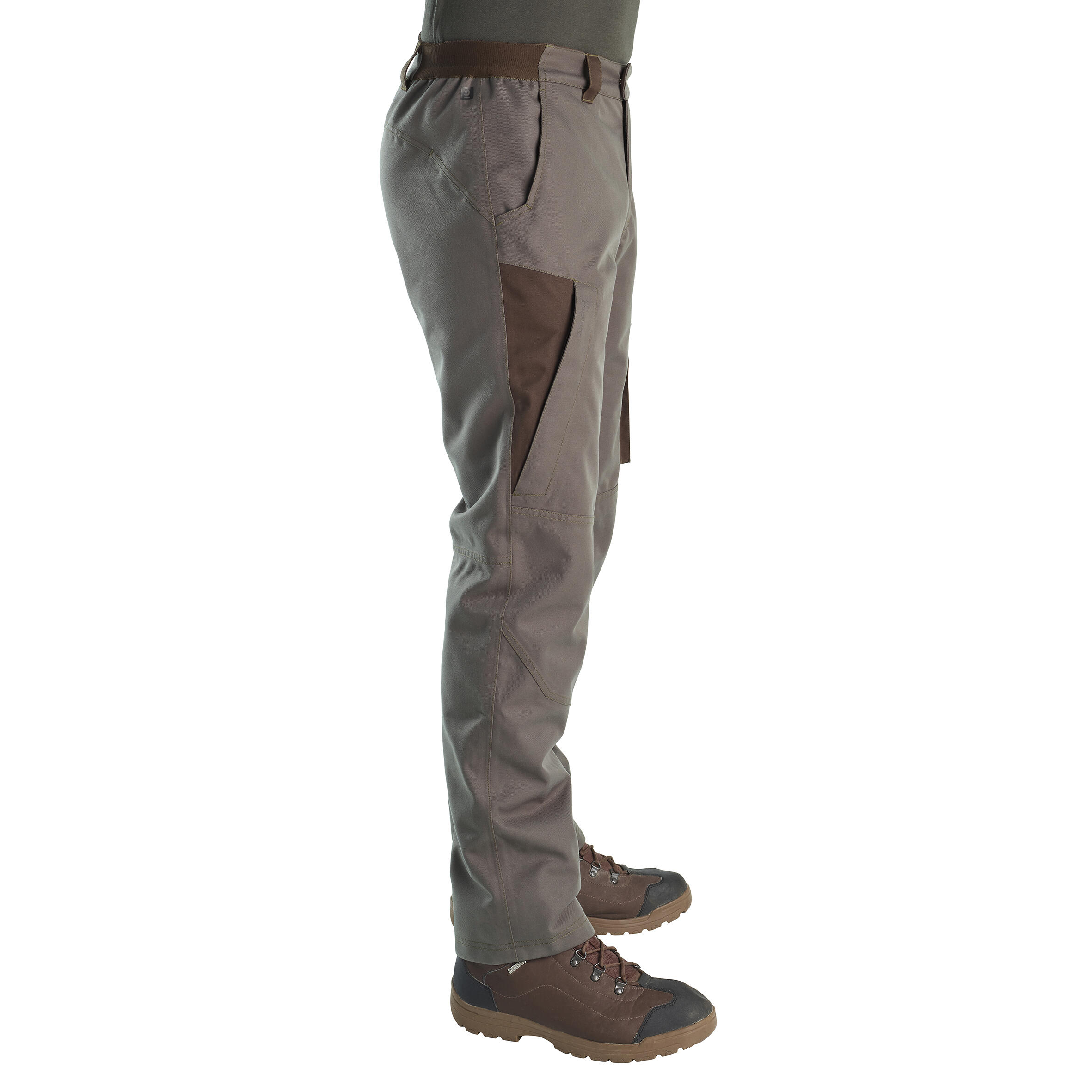 Hunting Warm Waterproof Pants - 500 Green - SOLOGNAC