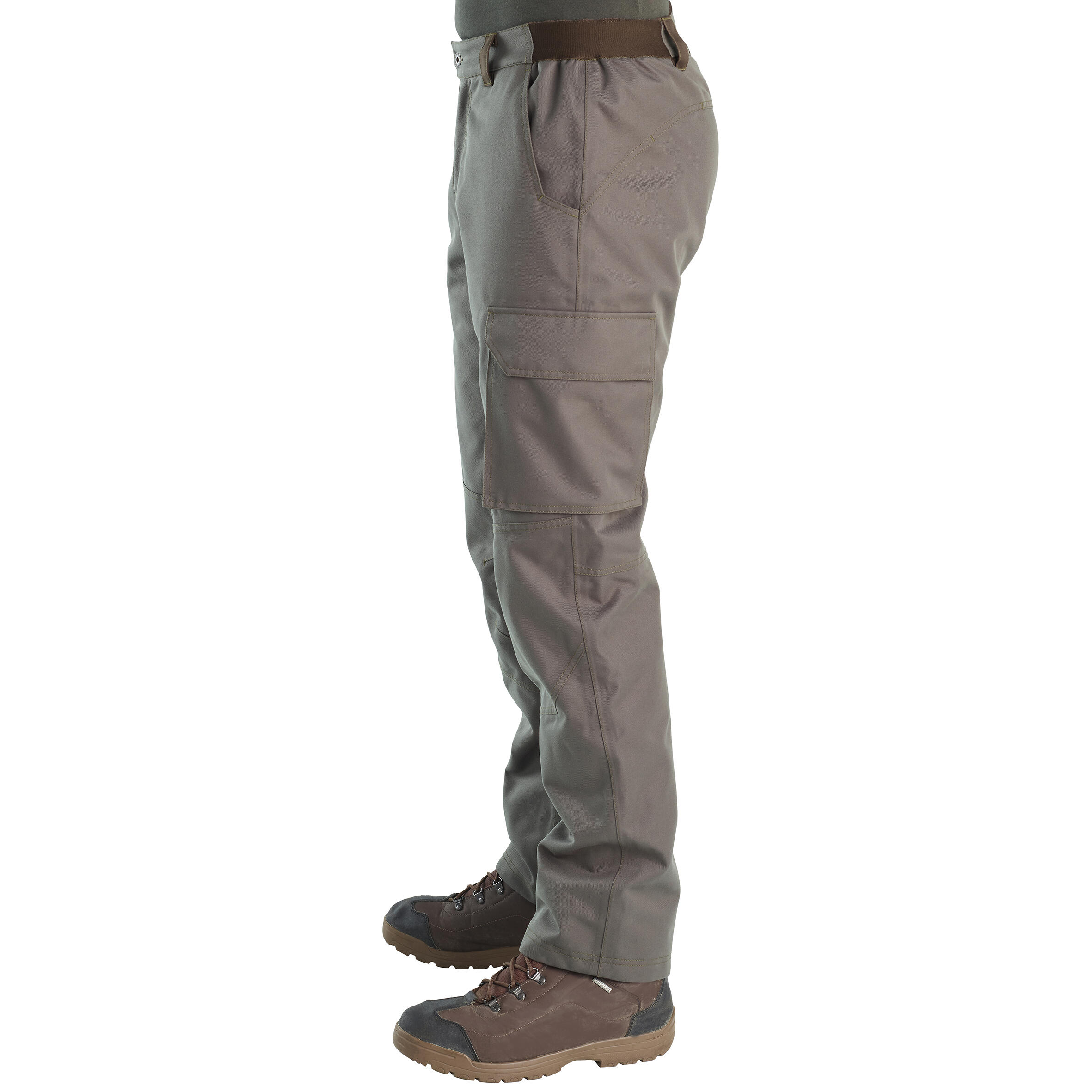 Hunting Warm Waterproof Pants - 500 Green - SOLOGNAC