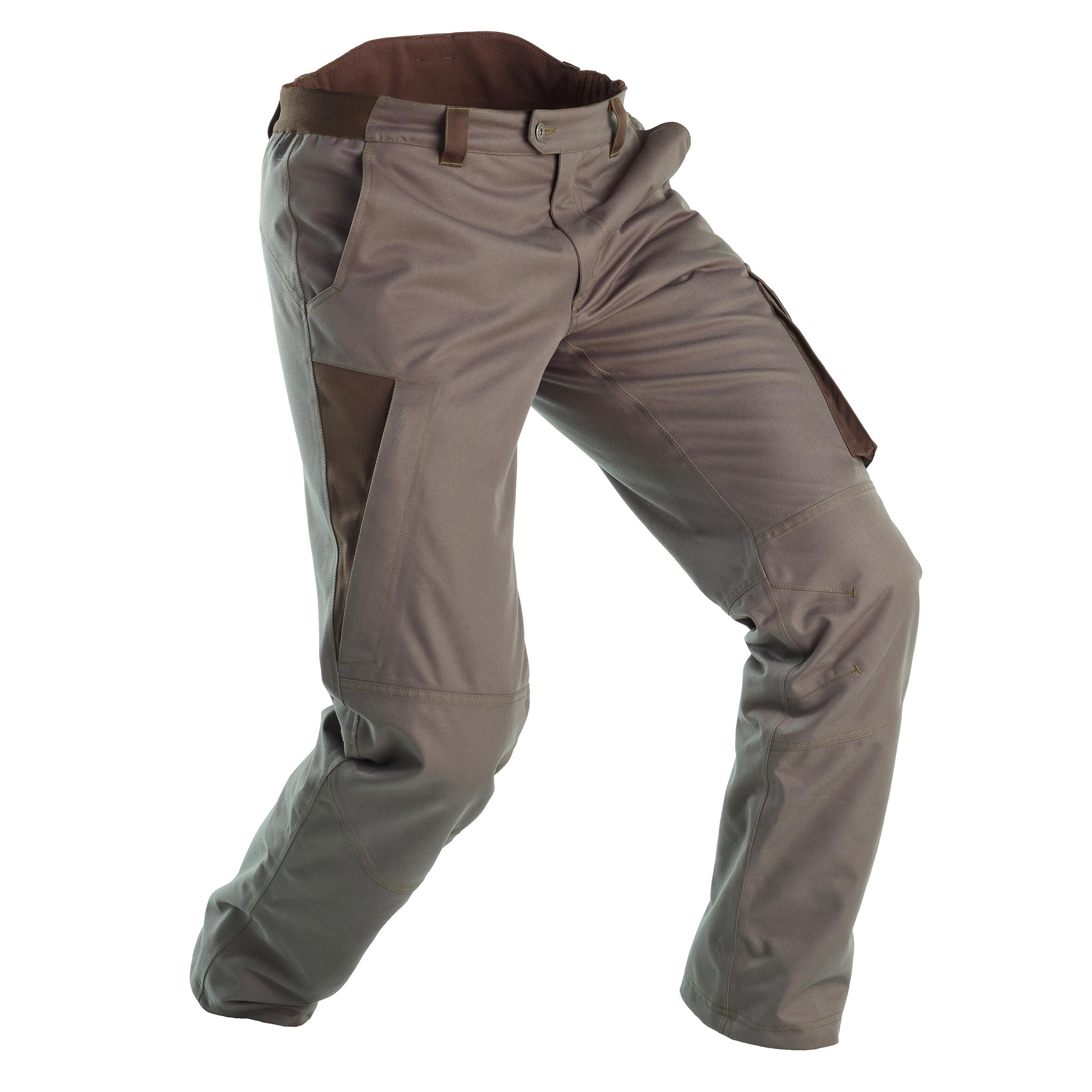 Hunting Warm Waterproof Pants - 500 Green - SOLOGNAC