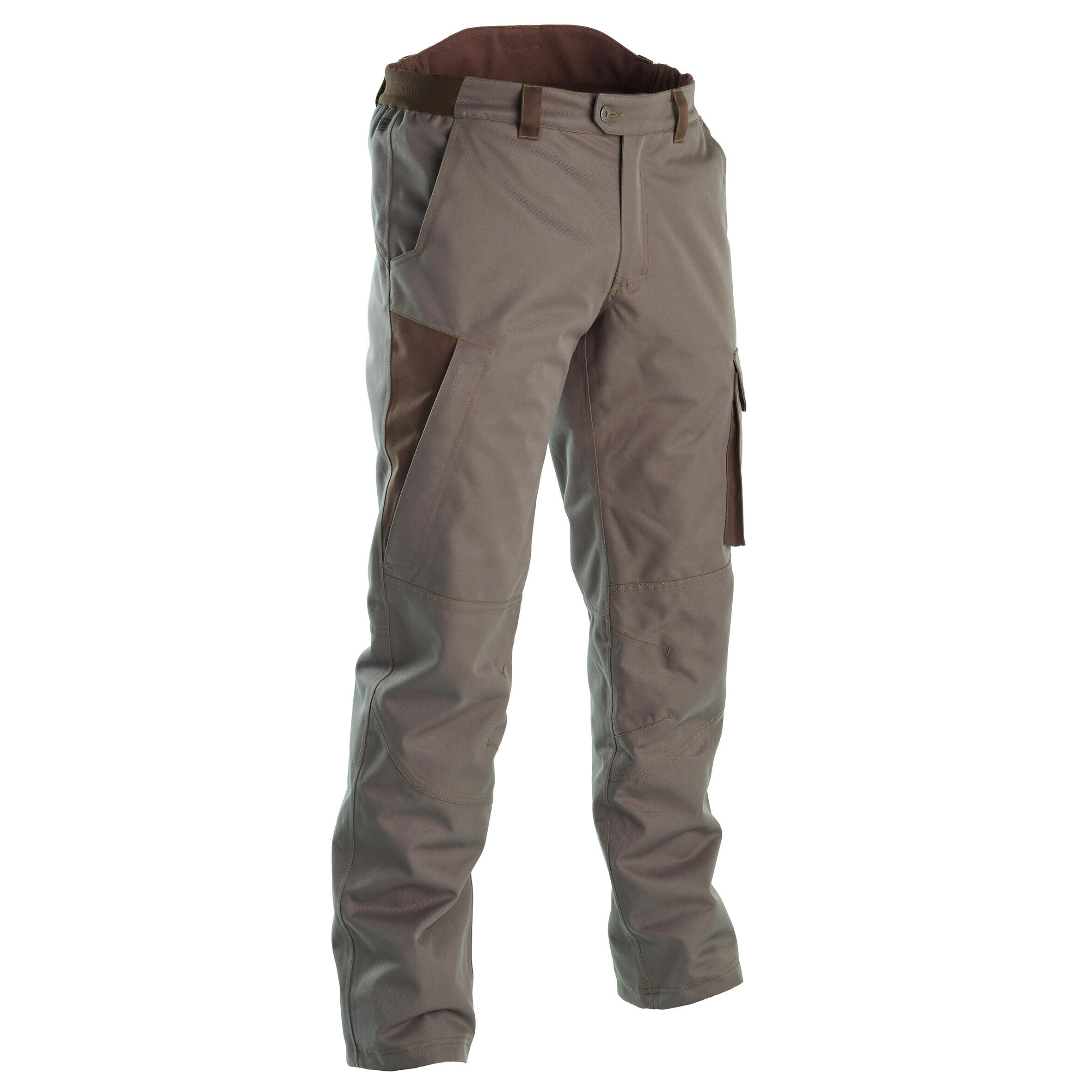 SOLOGNAC WATERPROOF WARM HUNTING TROUSERS 500 - GREEN