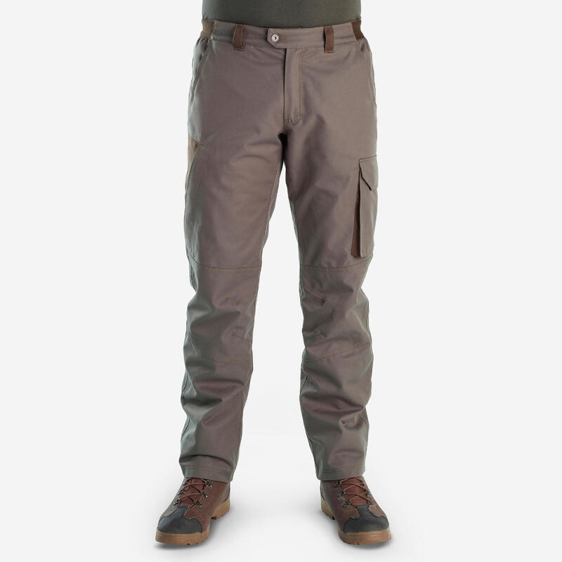 Pantalon Impermeabil Călduros 500 Verde 