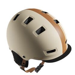 FIETSHELM STAD 500 BEIGE
