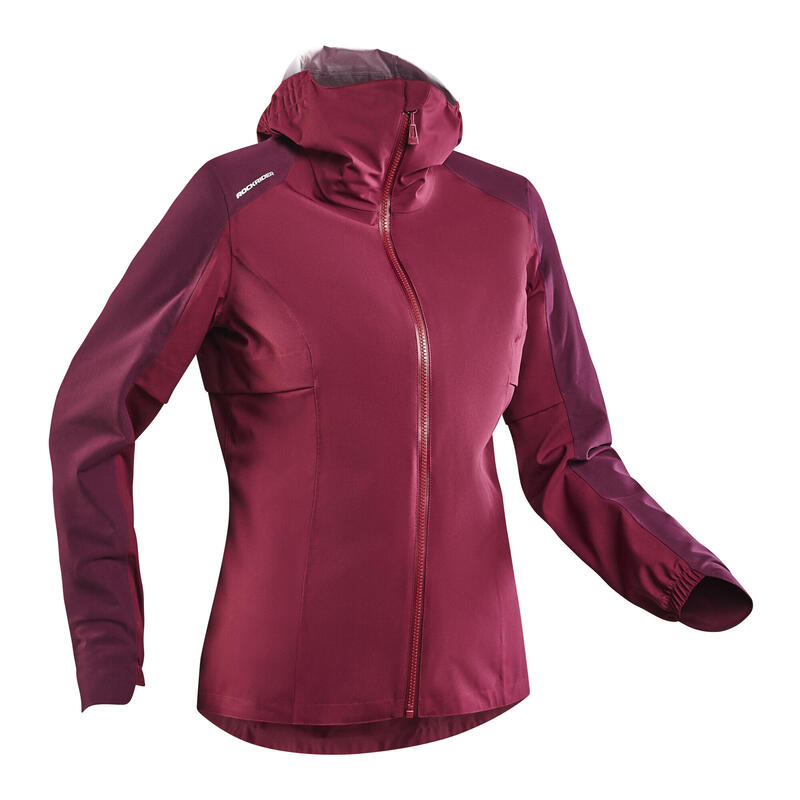 IMPERMEABLE BICICLETA DE MONTAÑA MUJER CIRUELA