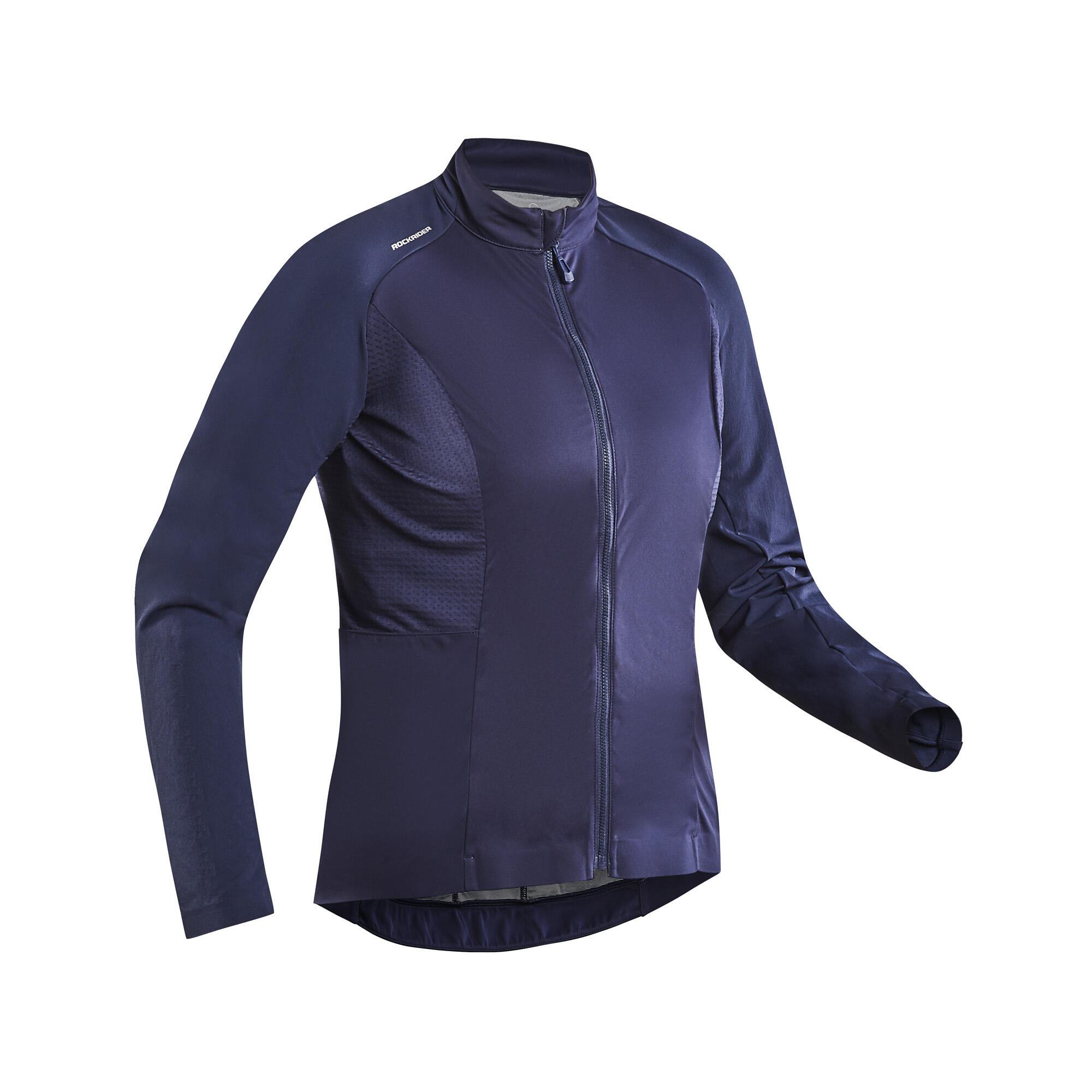 Giacca antivento mtb donna blu ROCKRIDER | DECATHLON