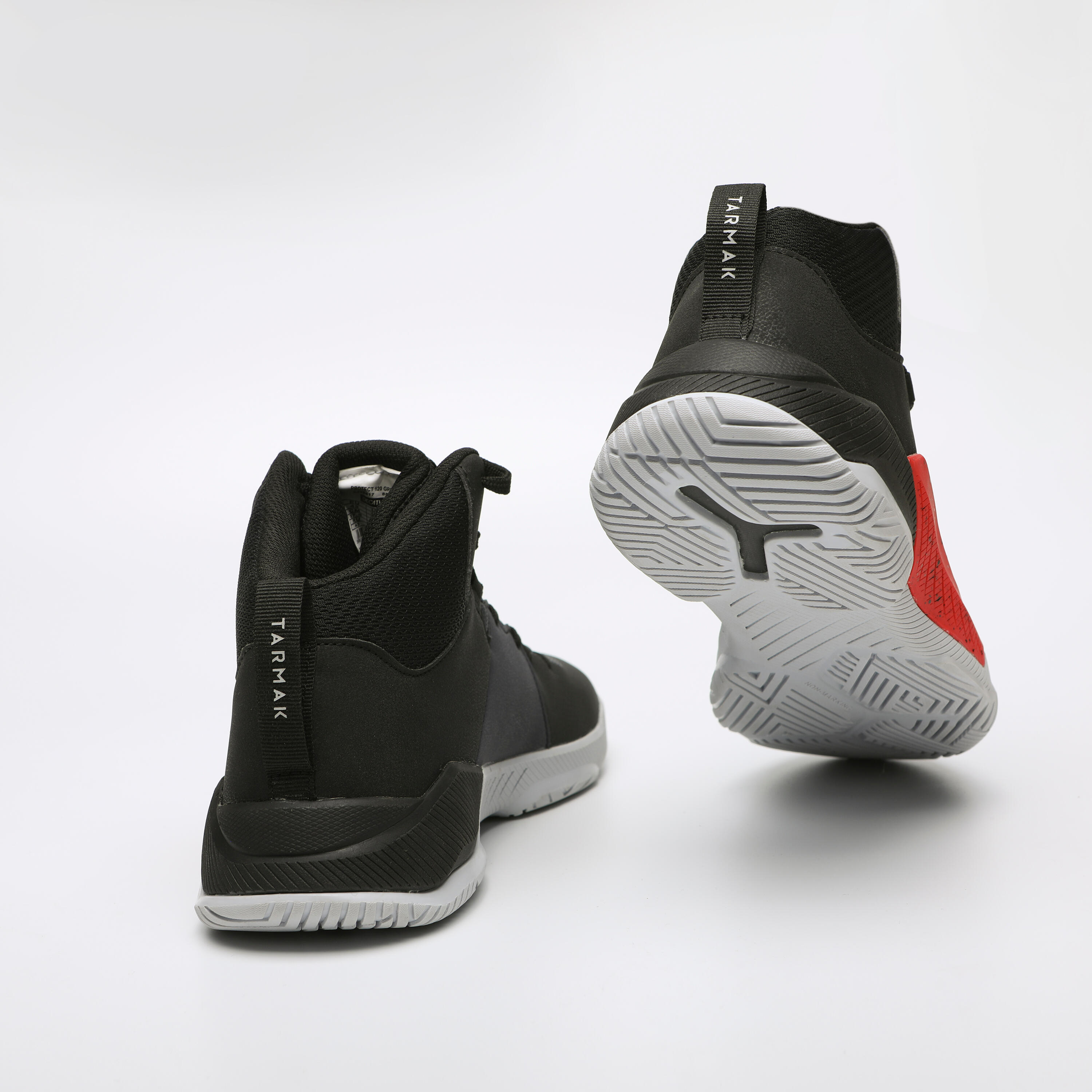 Chaussures de basketball - Protect 120 noir et rouge - TARMAK