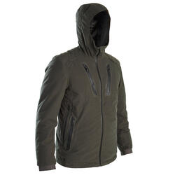 VESTE CHASSE CHAUDE IMPERMEABLE SILENCIEUSE VERTE 900