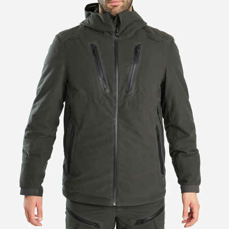 WARM WATERPROOF HUNTING JACKET 900 - GREEN